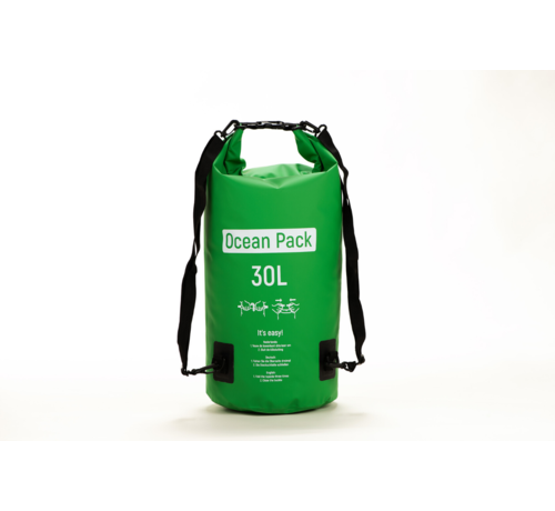 Specifit Ocean Pack 30 Liter - Drybag - Waterdichte Tas - Droogtas Groen