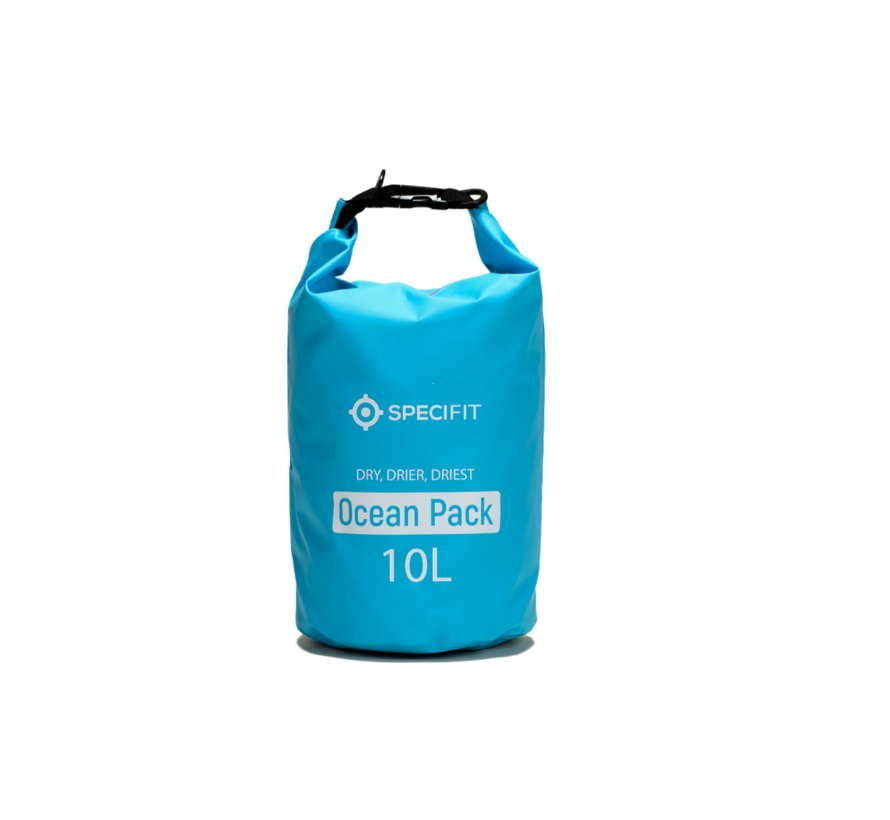 Specifit Ocean Pack 10 Liter - Drybag - Waterdichte Tas - Droogtas Blauw