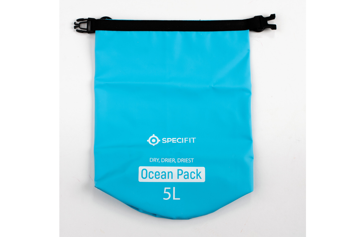 Sympathiek handicap Groot Specifit Ocean Pack 5 Liter - Drybag - Waterdichte Tas - Droogtas Blauw -  ThuisfitnessXL