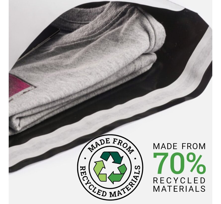 Versandtaschen Coex - 32 x 42 cm - Karton mit 500 Stück - Weiß/Schwarz Mailer