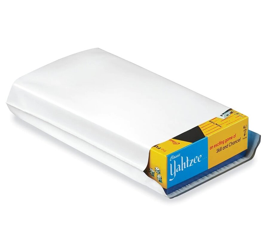 Versandtaschen Coex - 32 x 42 cm - Karton mit 500 Stück - Weiß/Schwarz Mailer