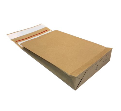Specipack Kraft Versandtasche - Green E-commerce Blockboden Mailer - 350 x 450 mm x 120 mm - 120 g/m2 - Doppelter Klebestreifen - Karton mit 200 Umschlägen