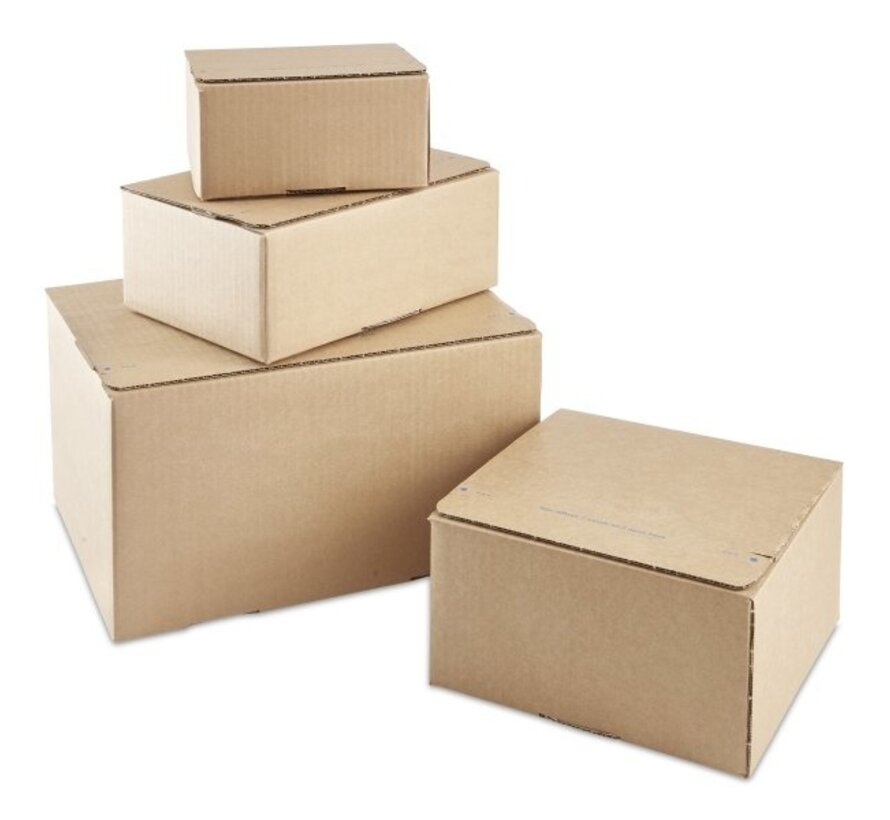 Autolock-Kartons 213 x 153 x 109 mm - Speedbox mit selbstklebendem Verschluss