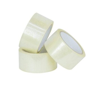 Packband transparent, geräuscharm – Acryl 48 mm x 66 m – Karton mit 36 Rollen