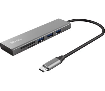 Trust Trust - Halyx USB-C Hub - 3 Anschlüsse + 2 Kartensteckplätze