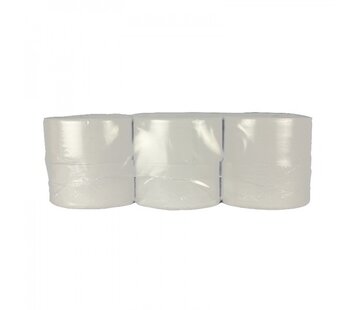 WC-Papier Mini Jumbo - 100% recycelt - 2-lagiges Toilettenpapier - 12 Rollen à 130 Meter