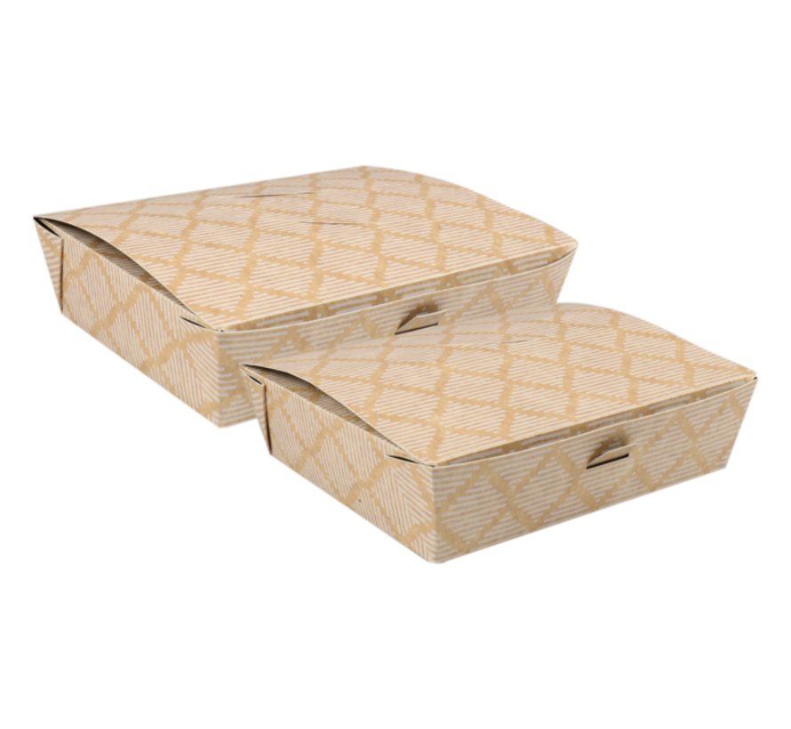 Karton-Sushibox - 170x145x50mm - weiß - 225 Stück