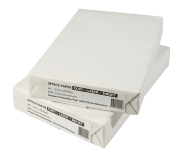 Kopierpapier A4 75 Gramm weiß Karton 2.500 Blatt - 5 Packungen mit 500 Blatt