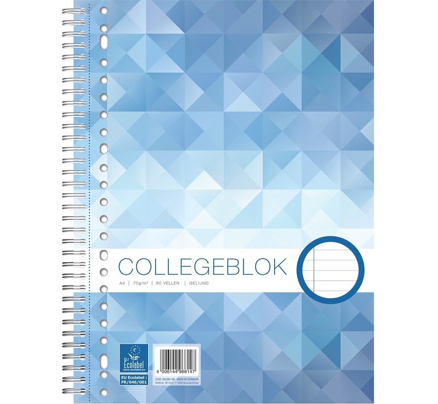 Work Collegeblock - A4 - Liniert - 160 Seiten