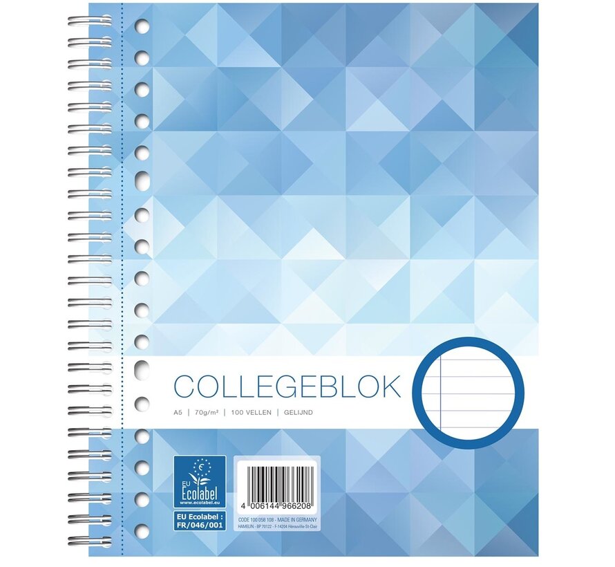 Work Collegeblock - A5 - Liniert - 160 Seiten