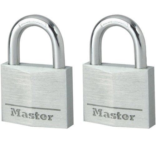 De Raat De Raat - Master Lock - Vorhängeschloss mit Schlüsselschloss - 2 Stück