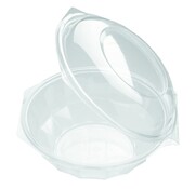 Salatschale rund, transparent, Ø 160 mm – 1000 ml – 300 Stück