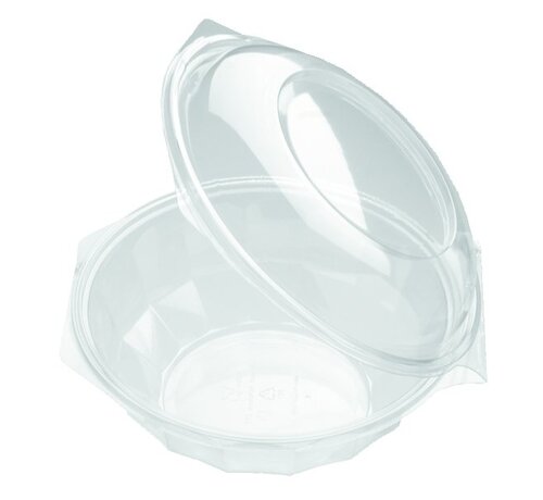 Salatschale rund, transparent, Ø 160 mm – 1000 ml – 300 Stück