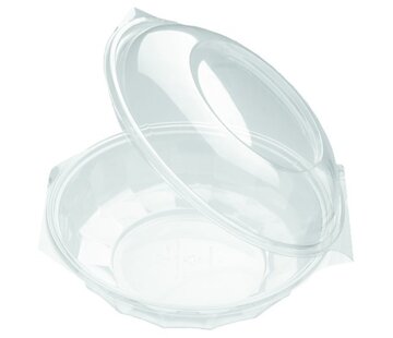 Salatschale rund, transparent, Ø 160 mm – 750 ml – 300 Stück
