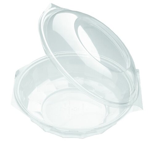 Salatschale rund, transparent, Ø 160 mm – 750 ml – 300 Stück
