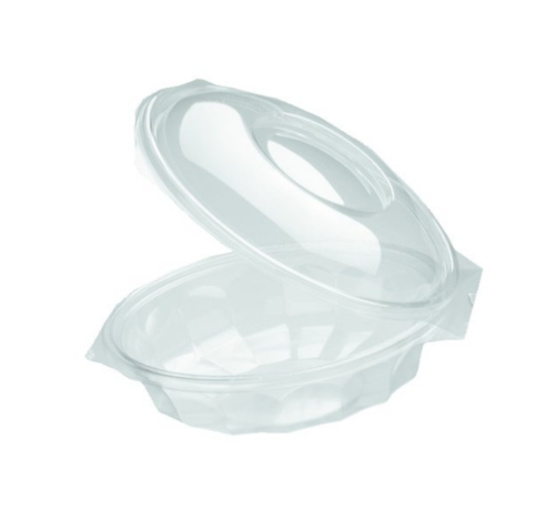 Salatschale rund, transparent, Ø 135 mm – 500 ml – 400 Stück