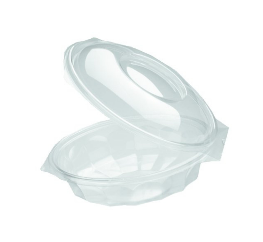 Salatschale rund, transparent, Ø 135 mm – 500 ml – 400 Stück