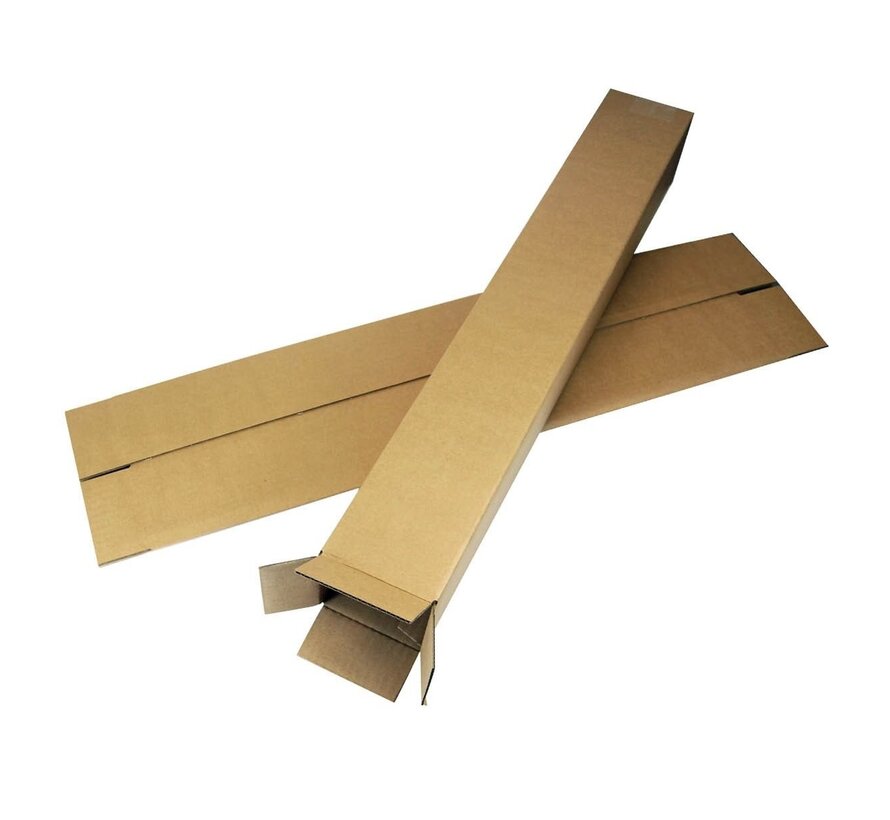 Quadratische Versandhülse 120 x 120 x 1600 mm - Paket mit 10 Versandhülsen