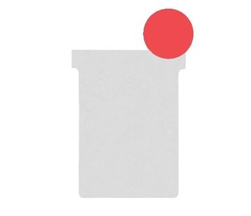 Nobo Nobo T-Planbordkarten - Index 2 - 85 x 60 mm - Rot