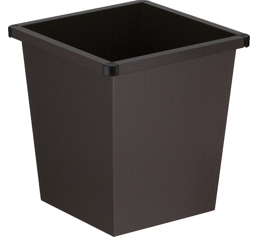 V-Part - Papierkorb - 27 Liter - Schwarz