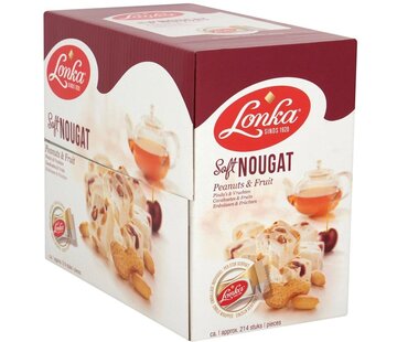 Lonka Lonka - Nougat - 214 Stück - einzeln verpackt