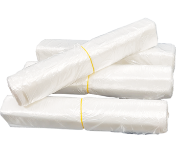 Müllbeutel transparent 63x70 cm – 60 Liter – HDPE 10 µm – 1000 Stück