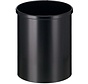 Eko - Papierkorb aus Metall - Inhalt 15 L - Schwarz