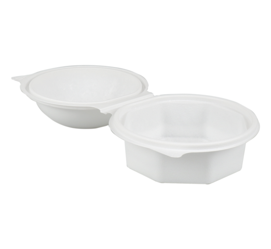 PP-Thermo - Hamburger-Box - Ø138mm - weiß - 500 Stück