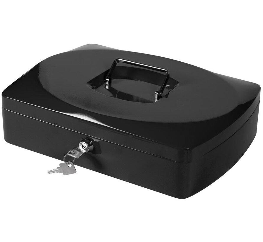 Q-CONNECT - Geldkassette - 325 x 235 x 85 mm - schwarz