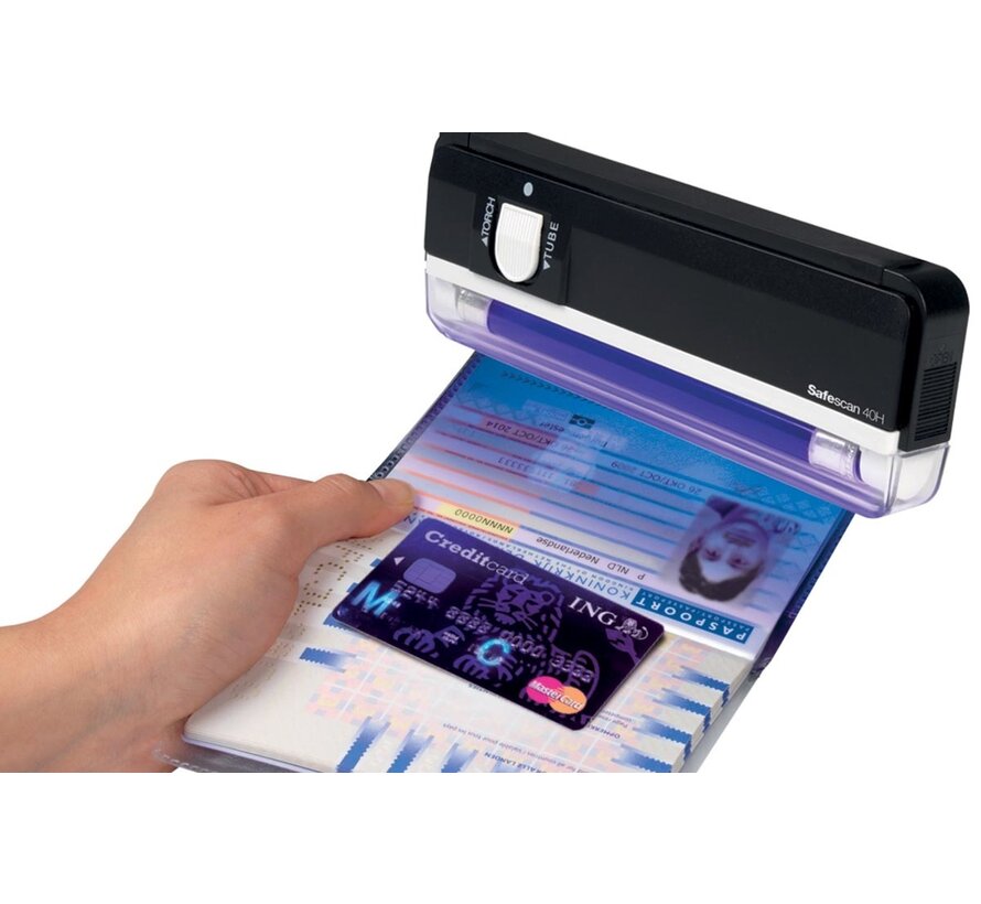 Safescan - Falschgeld-Detektor 40H - mit UV