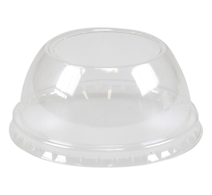 Dome-Deckel - mit Loch 50 mm - transparent - 500 Stück