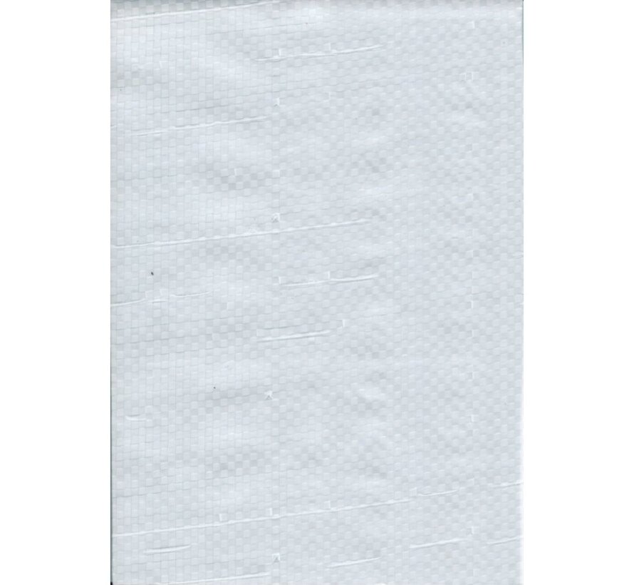 Abdeckplane - 6x8m - weiß - PE-110