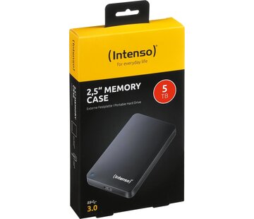 Intenso Intenso - Memory Case - tragbare Festplatte - 5 TB - schwarz