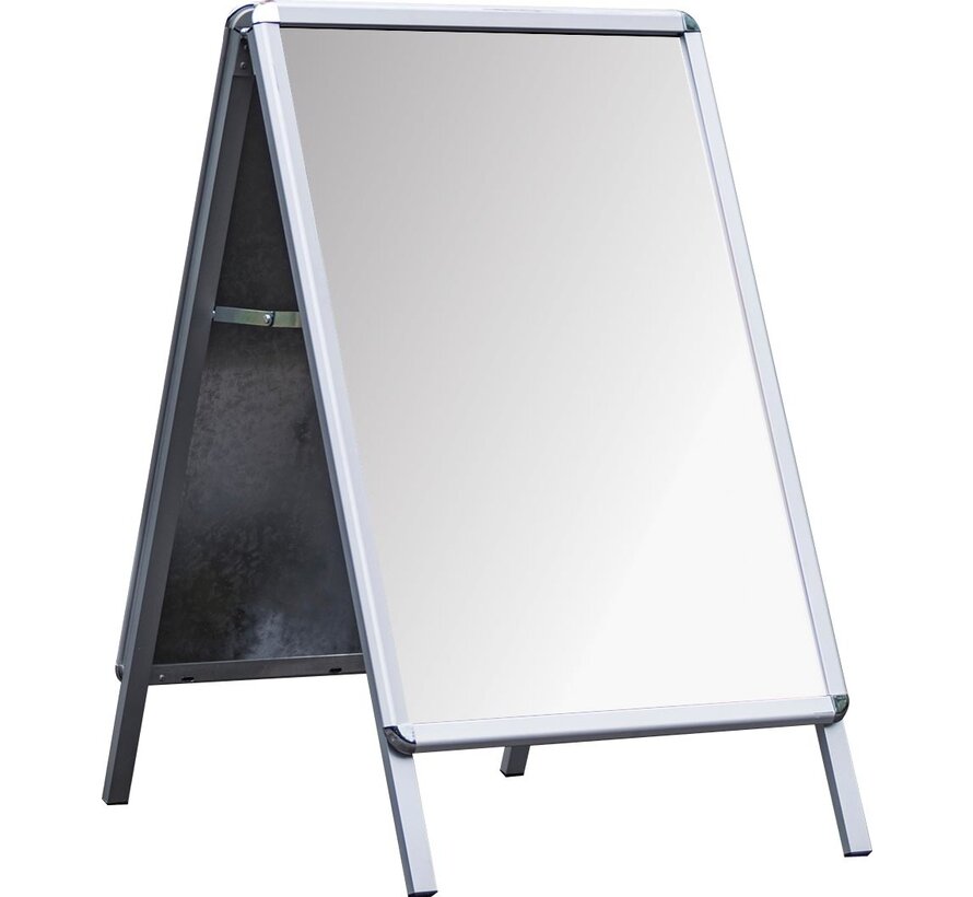 Deflecto Gehwegaufsteller - 109 cm x 69 cm x 12 cm (A1) - Aluminium