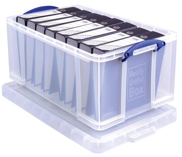 Really Useful Box Really Useful Box - Aufbewahrungsbox 64 Liter - transparent