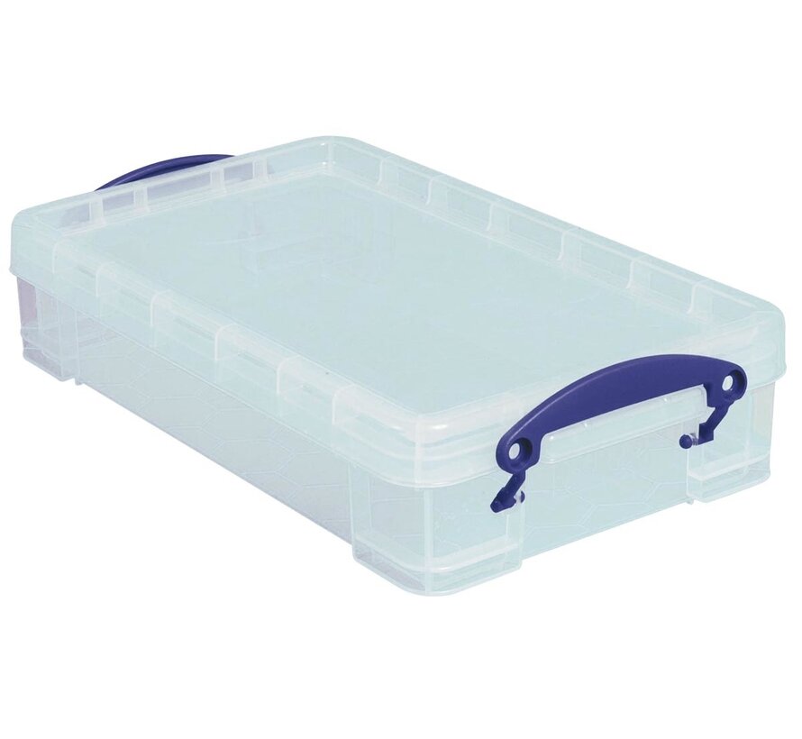 Really Useful Box - Aufbewahrungsbox 4 Liter - transparent