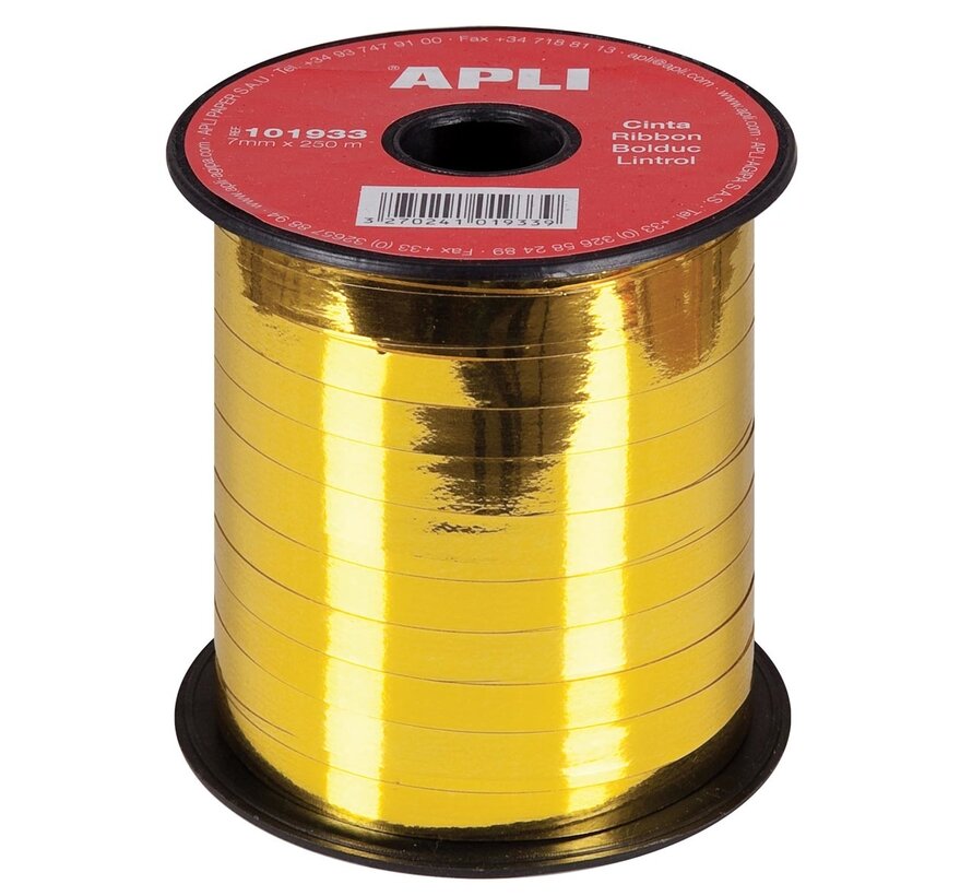 Apli - Zierband - 7 mm x 250 m - Gold
