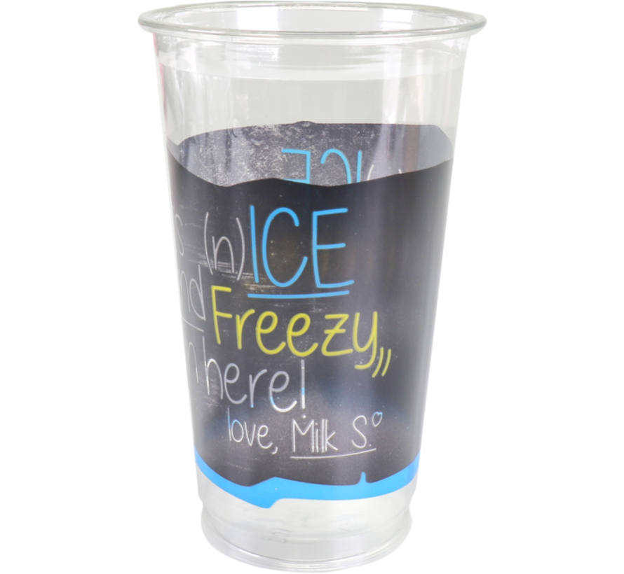 Milchshakebecher - ICE is (N)ICE - 500ml - 800 Stück