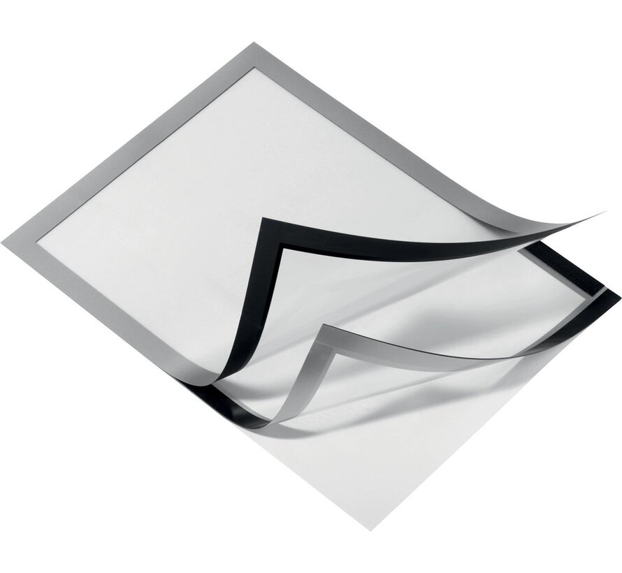 Durable - Duraframe Magnetic - A4 Silber - in hängender Hülle