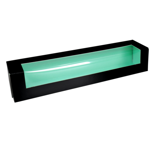 Macaron-Schachteln - Für 10 Stück - 260x47x47mm - schwarz/mintgrün - 400 Stück