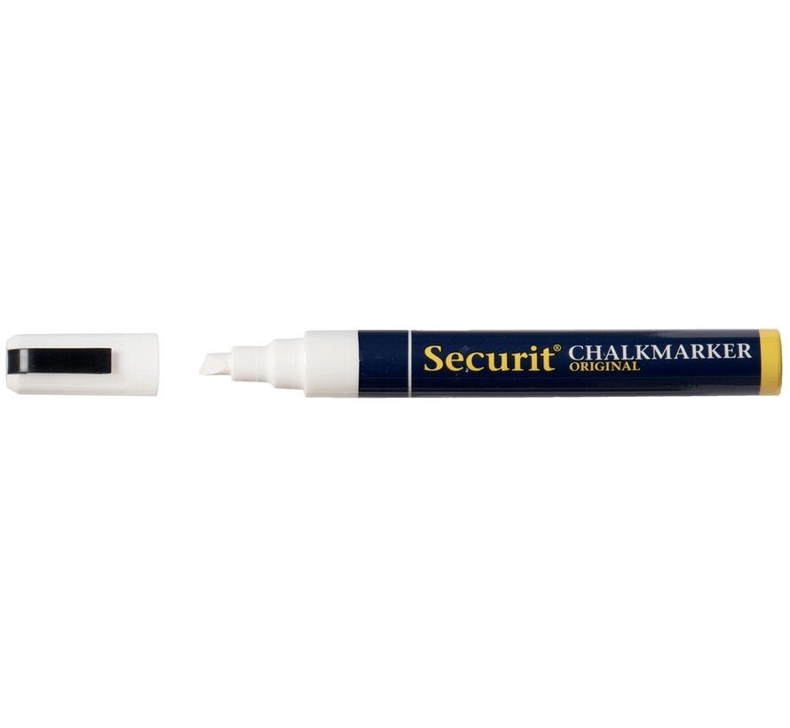 Securit - Kreidemarker - mittel - weiß
