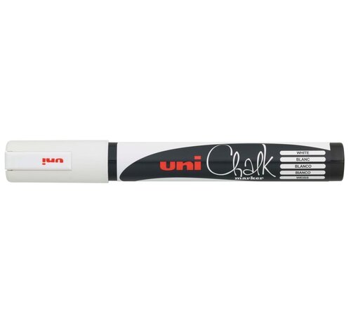Uni-ball Uni-ball - Kreidemarker - weiß - Rundspitze