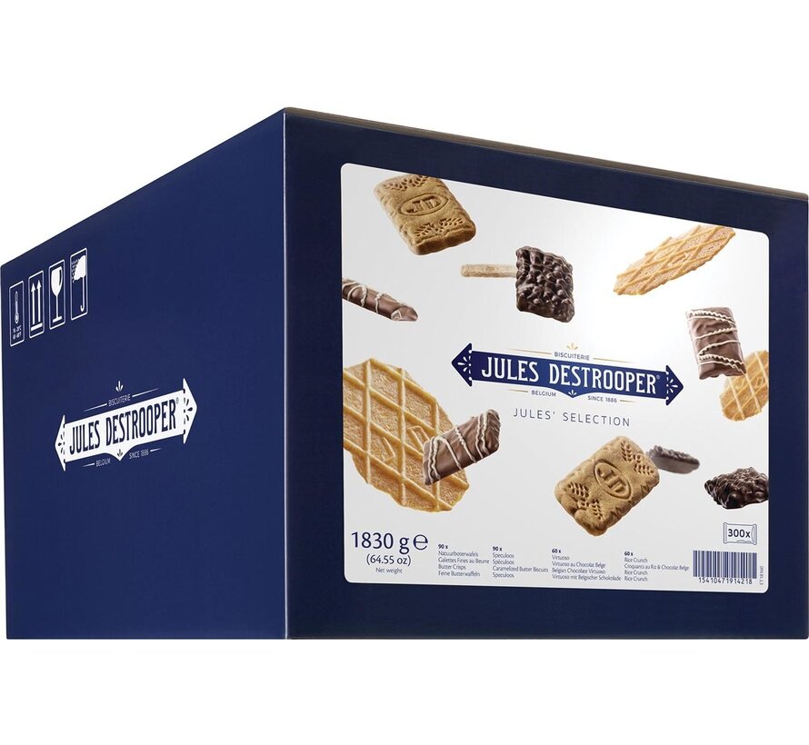 Jules De Strooper Kekse, - Jules' Auswahl - 300 Stück - einzeln verpackt