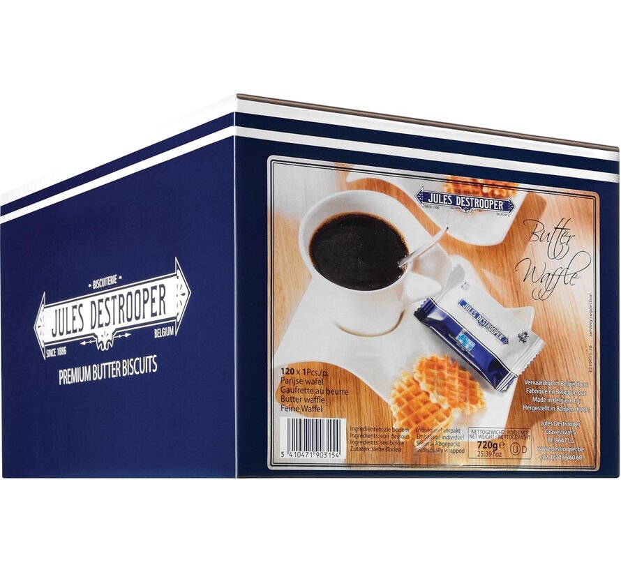 Jules De Strooper Butterwaffeln - 120 Stück - Einzelverpackt