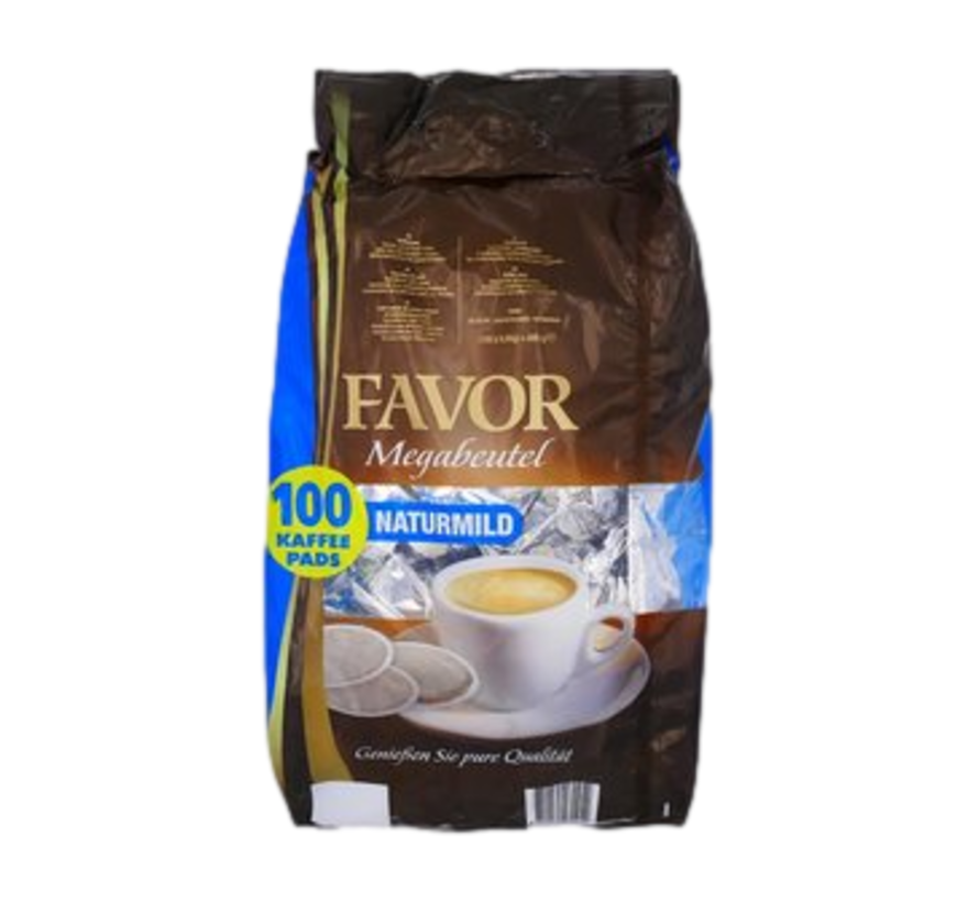 Favor - Megabeutel - Mild - 100 Kaffeepads