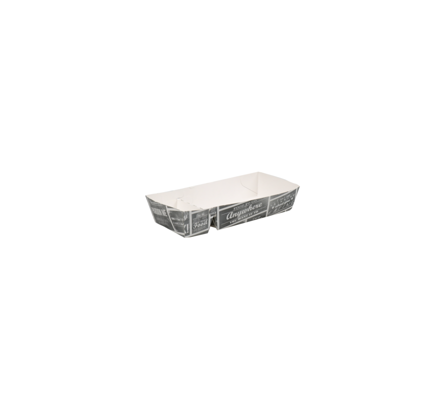 Snackschale Karton A22 - Pubchalk 176 x 85 x 35 mm - 300 Stück