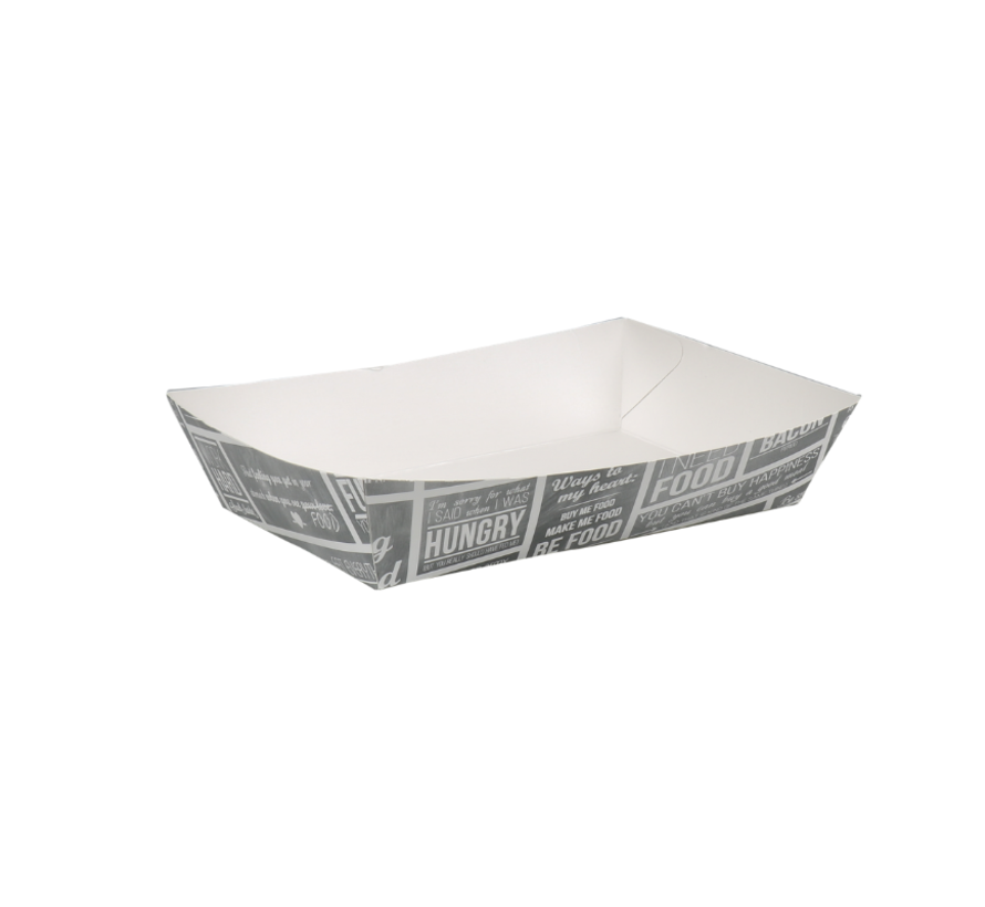 Snackschale Karton A50 - Pubchalk 200 x 140 x 38 mm - 400 Stück / €0,10 pro Stück