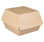 Hamburgerbox Wellpapier weiß - groß - 120 x 120 x 100 mm - 318 Stück