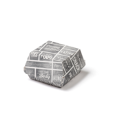 Hamburgerbox Karton Medium - Pubchalk 115 x 115 x 70 mm - 300 Stück