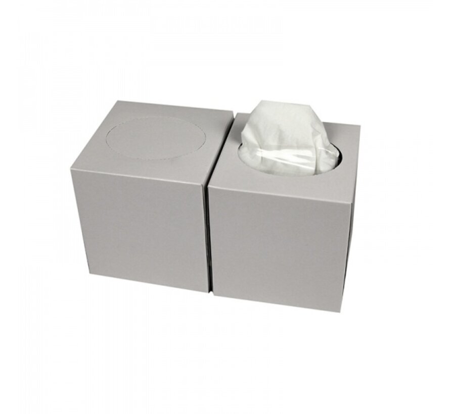 Tissuebox Gesicht - 100% Zellulose - 21 x 20 cm - 2-lagig - 30 x 90 Tücher in der Box